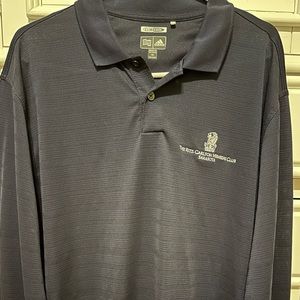 Adidas ClimaCool XL Ritz Carlton Members Club Navy Xl golf shirt